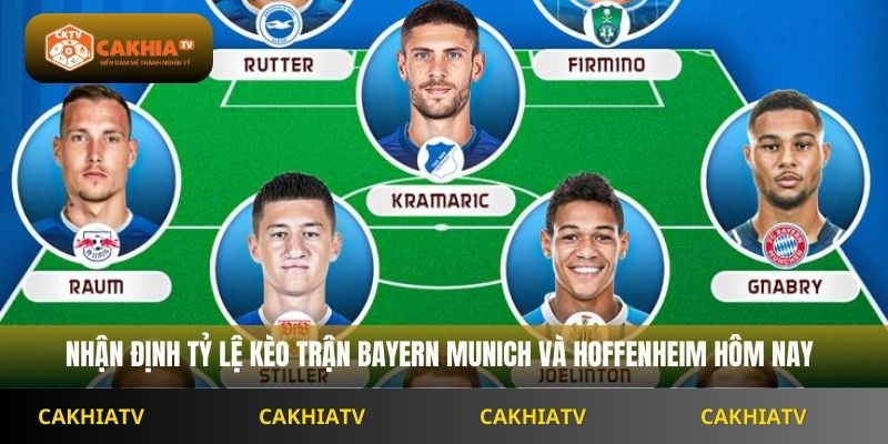 Nhận định tỷ lệ kèo trận Bayern Munich và Hoffenheim hôm nay